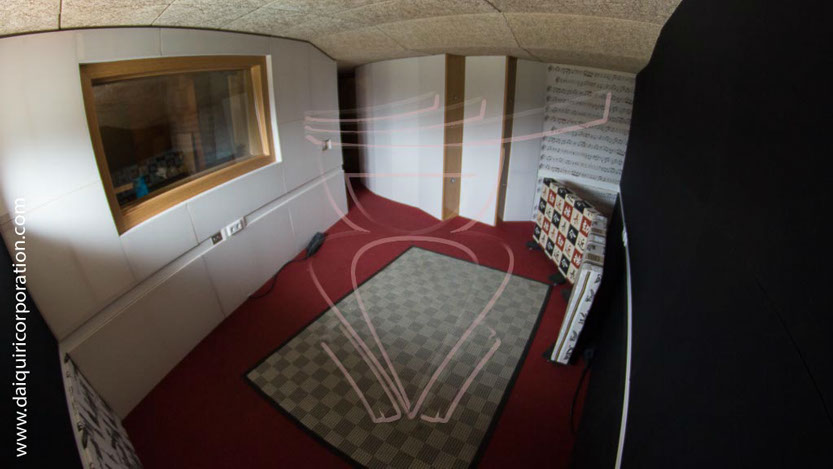 Fotografia instalaciones sonido, estudio de grabacion