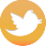 Logotipo twitter blanco en circulo naranja
